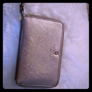 Kate Spade Wristlet Wallet Rose Gold